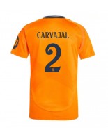 Real Madrid Daniel Carvajal #2 Venkovní Dres 2024-25 Krátký Rukáv